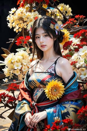 (masterpiece, top quality, best quality, official art, beautiful and aesthetic:1.2), (1girl), extreme detailed,(abstract, fractal art:1.3),highest detailed, detailed_eyes, light_particles, hanfu,jewelry, sexy, ,red,Lydia08
