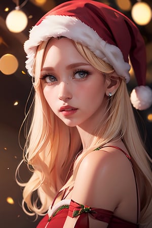 Mina, portrait, realistic, high_resolution, christmas,