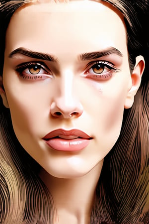 highly detailed woman portrait.
