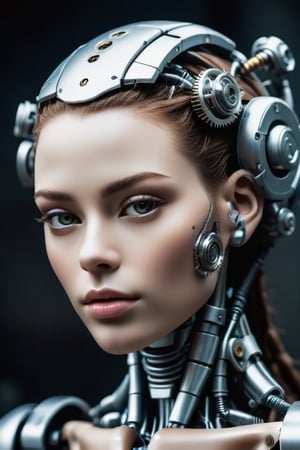 ['a close up of a robot with a head made of gears, beautiful alluring female cyborg, beautiful female cyborg, beautiful cyborg woman, perfect cyborg female, beautiful cyborg girl, portrait of a mechanical girl, portrait of a female android, portrait of a cyborg queen, beautiful cyborg priestess, an image of a beautiful cyborg, beutiful girl cyborg'],monster