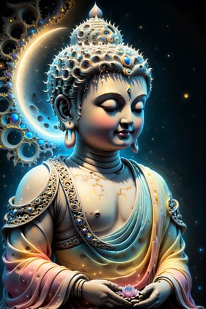 Name of Buddha, realistic image, full body view, taken with Canon 1DX camera
(masterpiece), (top quality), (best quality), (official art), (beautiful and aesthetic:1.2), (stylish pose), (fractal art:1.3), (pastel theme: 1.2), ppcp, perfect,moonster,more detail XL