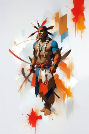 Red Indian,colorart