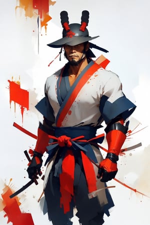 samurai, colorart