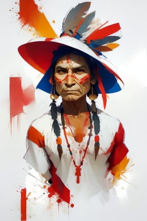 Red Indian,colorart