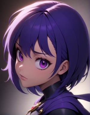 Raven( Teen Titans) beautiful face, great lighting ,3d toon style,Anime ,<lora:659095807385103906:1.0>