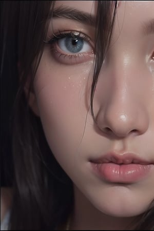 ultrarealistic,Looking directly at me,patches on cheeks,nose straight,lips closed,realistic eyes,Realistic skin rendering with pores and flexible skin, hyperrealistic rendering, photorealism,
