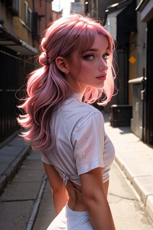 

 A 18-year-old Russian girl Sophie stands in an alleyway getting fucked by  a male friend, looking directly at the viewer with her beautiful, detailed eyes. Her textured skin glows under ambient light, with realistic shadows accentuating her features. Pink hair flows down her back, tied up in a side bun. shes on alley with her male friend, he is fucking her, standing sex, 1man, 1girl, her bestfriend name is Tony, he is fucking her hardcore, stand doggystyle sex, side view ,Trigger: LeeSiYoung,sidedoggystyle,Doggystyle,doggystyle,too many to list here, top-down bottom-up
