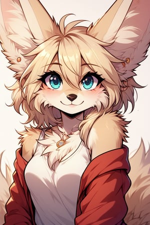 score_9, score_8_up, 1girl, solo, masterpiece, fluffy, furry, fennec anthro,,dallestyle