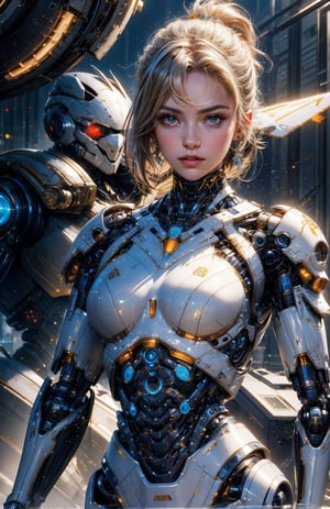 Alafed woman in futuristic costume posing for photo, In futuristic white armor, Girl in Mecha Cyber Armor, Unreal Engine Rendering + goddes, Cyborg porcelain armor, Shiny White Armor, gynoid cyborg body, Beautiful and charming cyborg woman, diverse cybersuits, beautiful cyborg woman, beutiful white girl cyborg, In futuristic armor, The perfect cyborg woman