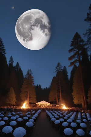 bohemian grove, owl, secret society, night, full moon, cremation of care