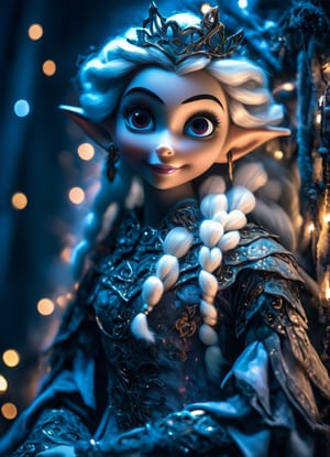 (sacred night and elf puppet),(ultra-fine HDR),extremely delicate and beautiful girl,