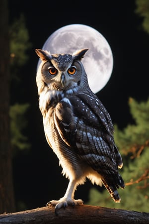 bohemian grove, owl, secret society, night, full moon