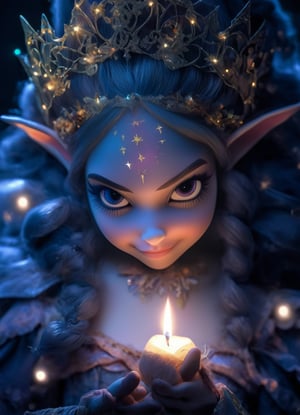 (sacred night and elf puppet),(ultra-fine HDR),extremely delicate and beautiful girl,