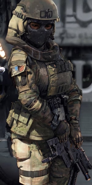 Black Ops elite female soldier 