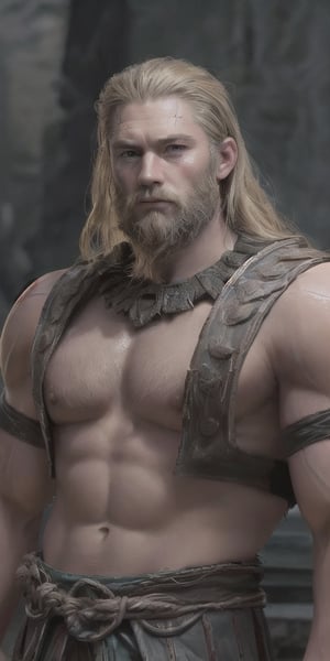 realistic alpha male muscular bearded Viking cinematic photorealistic 
