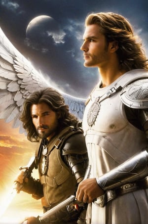 A modern day Biblical depiction of angels, guardians of the peace