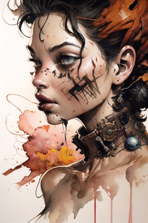 disney banksy art sticker, fantasy character, soul, digital illustration, comic book style, steampunk noir, perfect anatomy, centered, approaching perfection, dynamic, highly detailed, watercolor painting, artstation, concept art, soft, sharp focus, illustration, art by Carne Griffiths and Wadim Kashin,ASU1