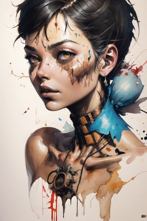 disney banksy art sticker, fantasy character, soul, digital illustration, comic book style, steampunk noir, perfect anatomy, centered, approaching perfection, dynamic, highly detailed, watercolor painting, artstation, concept art, soft, sharp focus, illustration, art by Carne Griffiths and Wadim Kashin,ASU1