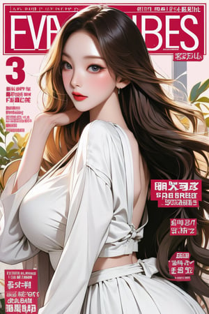 Title: "Ethereal Allure: Park Min Young's Captivating Presence"

Description: Immerse yourself in the mesmerizing world of Park Min Young's captivating allure with this dynamic magazine cover. As a talented actress and beloved idol, Park Min Young commands attention with her striking presence and ethereal beauty.

In this lifelike portrayal, Park Min Young stands tall, her blond hair styled to perfection, and her gaze fixed directly on the viewer. Her face, delicate and exquisite, is framed by sleek black hair, with red glossy lips adding a touch of allure to her beautiful features.

Dressed in a stylish crop top and skirt with cutout details, Park Min Young's ultra-detailed appearance is captured in the best quality photography, with sharp focus enhancing every aspect of her stunning presence. The natural lighting accentuates her flawless complexion, highlighting her soft, perky breasts and slim waistline.

With a sexy pose and a look of confidence in her big eyes, Park Min Young exudes an irresistible charm that is sure to captivate fans and admirers alike. This magazine cover celebrates Park Min Young's unparalleled beauty and talent, cementing her status as a true icon in the world of entertainment.