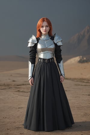 (ultra realistic,best quality),photorealistic,Extremely Realistic,in depth,cinematic light,hubggirl, 

BREAK
full shot of a confident red-haired female adventurer in medieval attire standing against a backdrop of a ((futuristic, geometric, neon-lit landscape)), gothic art style, dark and moody, intricate details, rich colors, dramatic lighting, ornate patterns, medieval inspired, mysterious atmosphere, high contrast, artistic and elegant. She wears a high collar black dress, armored dress, travel dress, slit dress, plate armor, brigandine, shoulder armor, silver belt, armored boots, gauntlets,

BREAK
dynamic poses, particle effects, perfect hands, perfect lighting, 
vibrant colors, intricate details, high detailed skin, intricate background, 
realistic, raw, analog, taken by Sony Alpha 7R IV, Zeiss Otus 85mm F1.4, ISO 100 Shutter Speed 1/400, Vivid picture, More Reasonable Details