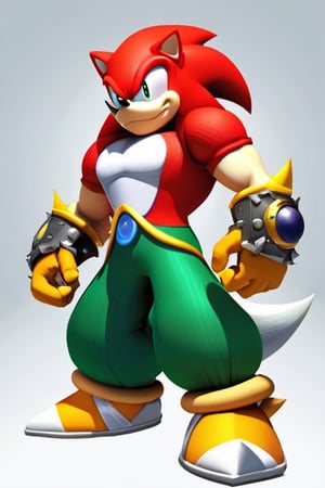 fusion between two character, Sonic and Bowser from mario