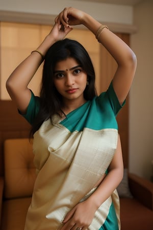  indian girl , silk saree, remove all cloth,