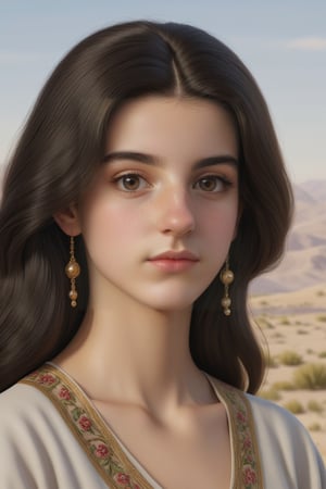 photorealistic, photography of a 19-year-old Persian girl with a very large nose,8k, masterpiece, detailed