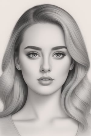 A pencil drawing of Katy Perrie's face view by one side,<lora:659095807385103906:1.0>