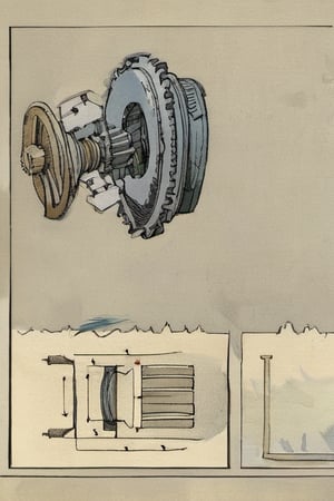 Illustration of a gearbox by David Macaulay 