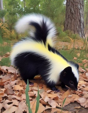 Photo of a (Skunk) that looks like Pikachu