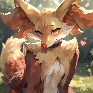 score_9, score_8_up, score_7_up, score_6_up, solo, 1girl, feral (delphox (pokemon)), feral pokemon, body fur, long fur, fluffystyle,flat_chested,fluff, chest fluff, fur tuft, detailed fur, black collar,  cute, high detailed face, expressive, anime, hearts, outdoors close up, face shot, extreme close-up, foreshortening, zoom in, touching viewer, eyes rolling, pov hug, polki style, curious, kissing viewer, sniffing viewer, licking viewer