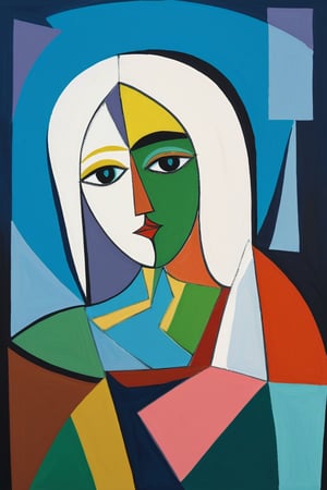 (Best quality, High quality, masterpiece, Gouache ainting, ligne_claire, Anime, fantasy, Illustration), ((stylized art style, painted by Pablo Picasso)), (Negative spaces, abstract, Impression), The Cycle of Life