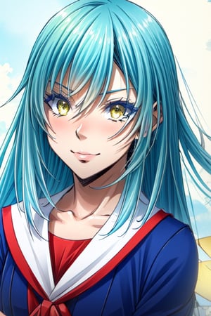 ((((masterpiece)))),best quality,high quality,ultra high resolution,ultra detailed,extremely detailed,best aesthetic,8k,full color,(sharp sketch, illustration:1.1),beautiful eyes,beautiful face,beautiful skin,light particles,((school)),((uniform)),1girl,beautiful girl,cute girl,transcend \(umamusume\),rimuru_tempest