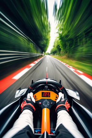 POV, formula driver, view from car, motion blur, going fast, speed is everything, adrenaline rush