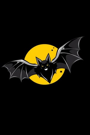 bat flying, bat logo