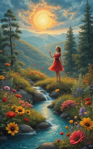 Somehow, Somewhere, Sometime, In fantasy land, Wonder, Amazing scenes, Happiness, Joy , beauty face