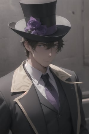 guy with purple top hat