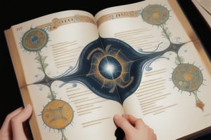 The Voynich Manuscript, magical, third person view, fantasy like