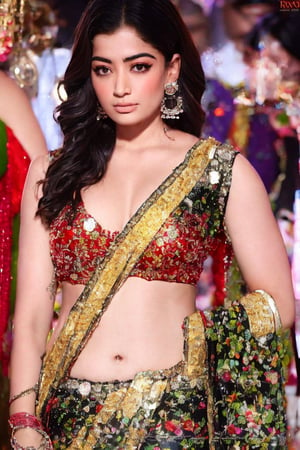 beautiful sexy young  indian queen, 30 year old, elegant, attractive ,long black hair, very detailed and sharp facial features and expressions, very detailed and shinning glossy eyes, very detailed full glossy lips, very detailed shinning hairs, detailed symmetrical perfect face, very detailed surrounding, perfect body anatomy, . Wearing sexy royal saree, her chest subtly emphasized, exuding confidence and grace, adorned with exquisite jewelry including dangling earrings, tiny crown , intricate paper cutting with layered textures and delicate patterns, --ar 16:9 --v 5,big breasts , Woman,nude,ootd,Enhance,T-90M,naked,BreastPit, saree,Nice legs and hot body ,Sareewithoutblouse, OnlySaree