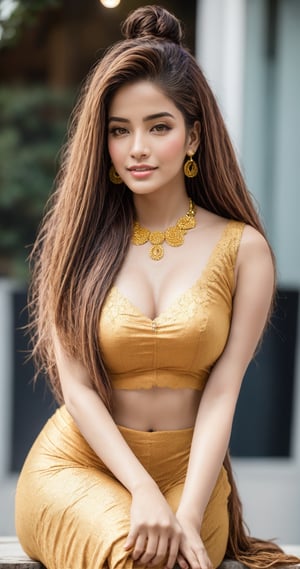 In a photorealistic masterpiece,20 years woman,  hot,  sexy,  indian,  model,  Instagram model,  influencer,  happy face, sharp jawline,  baby pink lips,  cute looking,  catty eyes,  best quality, full  body showing masterpiece,  beautiful and aesthetic,  behold the essence of a South Indian beauty, adorned in a traditional net saree 0, graced with a golden pearl strip, and flowing tresses. She sitting as a mesmerizing vision of elegance and grace, embodying the timeless allure of tradition, The intricate details of her skin, captured in high resolution, reveal the gentle pores and flawless complexion, as if painted with the finest strokes of an artist's brush. The sunlight of the sunset time gently leaks through the edges, casting a soft glow on her figure, while the background fully clear creating a depth of field that accentuates her beauty, She walks near London Bridge, a harmonious fusion of cultures, embodying the spirit of global unity. Her alluring pose exudes seductive charm, while her absolute cleavage and jewellry add a touch of opulence and allure, mature girl, mature body, mature breast, big boobs, enlarge breast, mature buts, enlarge buts, hot sleeveless cleavage, sexy cleavage,In this photorealistic shot, every thread of the saree,  full body sitting down on bench, and every strand of her long black hair are finely detailed, capturing the essence of her being with impeccable precision, This shot, captured on a Sony a7 IV with a 135mm f1.8 lens, stands as a testament to the fusion of modern technology and timeless tradition, a celebration of the harmonious blend of past and present, As she looks back at the viewer, her eyes speak of a thousand stories, drawing us into her world of elegance and allure. In her full-body view, she exudes an enchanting aura, with a random pose that reflects the spontaneity of life's beauty, This portrayal captures the emotional essence of a South Indian beauty adorned in the finest net saree, red_saree,  Full length view,  Straight brown hair with blunt bangs,  a beautiful indian girl,  Pale skin,  icy eyeshadow,  gold necklace,  breast size 45,  Weast size 35, butts size 60 femme fatale, open full body showing full sexy body, wearing sleeveless Blouse ,full body, indian,indian women,indian young women, pale white clear skin,beautiful women,,age 24, ultra realistic,detailed face,full body,sitting down,without college,college_uniform(fully nude),normal faces, vivid detail, bright sunshine on body, young mature, dense pubic hair, fellatio, hetero, fearful and painful fucking,inserted in women vagina, painful, fearful ,forcefully, close mouth, lip lock, unshaved pussy,perfect body, perfect breast, puffy nipples, where the richness of culture meets the marvels of technology, resulting in a work of art that touches the heart and soul,full body,face front camera , :)