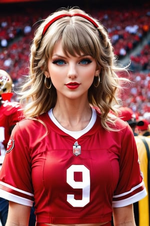 TAYLOR SWIFT AS A 49ER FAN