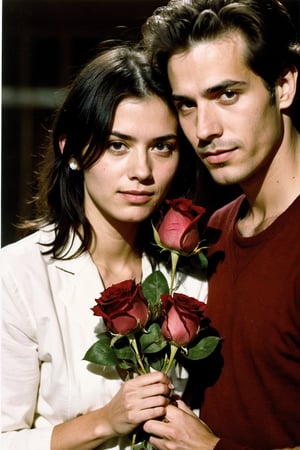 two lovers holding a Rose in dying condition symbolizes that war is not a solution and LOVE live forever