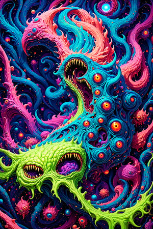 Fleshworld, skinscape, skin scenery, landskin, fleshery, Vibrant, pulsating, surreal, hallucinatory, amorphous, undulating, kaleidoscopic, bizarre, luminescent, grotesque, extraterrestrial, fleshy, writhing, grotesque, ethereal, psychedelic, morphing, surreal, organic, pulsating, bizarre, carnivalesque, surreal, grotesque, alien, phantasmagoric, transcendental, grotesque, otherworldly, surreal, dreamlike, amorphous, mind-bending, fluidic, otherworldly, nightmarish, fantastical, cosmic, aberrant, grotesque, hallucinogenic, surreal, bio-organic, grotesque, pulsating, monstrous, surreal, surreal, whimsical, wacky, horror, insane, fleshy skin flesh biomass planet living planet monster of fleshy pink skin hair teeth eyes skin blob planet, alien world Alive skin flesh blob world, ultra-detailed, best quality, absurdres, vivid colors, intricate flesh, elaborate skin, crazy ,psychedelic alien worlds, sprawling cosmic colorscapes ,Ultra Insane Psychedelic style, LSD, DMT, hallucinatory crazy colored madness, total body horror cronenberg alien world, a giant blobulous blob cronenberg planet creature workshop monster world, eraserhead meets existenz in outer space