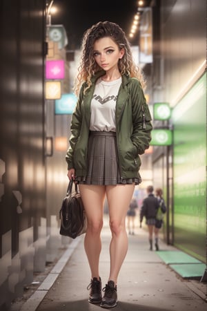 (detailed), SkpFace, A Woman, portrait full body_detailed, intricate details,  Color Booster, semi-realistic, SkpFace, 

Solo, (1girl:1.1), (oversized jacket), vector art, poster, badge, jacket, plaid, plaid_skirt, school_uniform, shirt, skirt, long_sleeves, pleated_skirt, checkered_skirt, white_shirt, plaid_dress,  shuujin_academy, high leg wear, 

((standing next to a neon light board, glowing in the dark,, street, melissa stemmer's photography style))

Film Grain, Polaroid Type_600_B_1.1:0.5, FilmGrainAF,ProduceSei,photorealistic,SkpFace