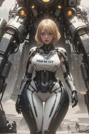 (science_fiction, sci_fi, cybertech), (sharp focus, atmospheric particles, flares, bokeh:0.7), (Emma Stone, Tilda Swinton:1.2), (blonde, short messy hair), (huge breasts cleavage:1.2), (wide hips, thick thigh gap, cameltoe:1.3), (meca, mecha, futuristic armor, cybersuit, spacesuit:1.2), (space station:0), (alien planet, weird rock formations, desert:1.3), (direct lighting, dark, night:1.2), (NSFW, hentai, porn:0.6), 