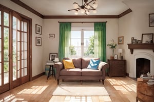 (masterpiece), best quality, living room, medium shot, watercolor