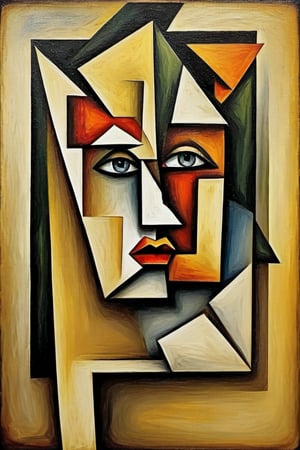 Cubism , sad,abstract 