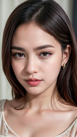 a beautiful girl, detailed intricate, beautiful detailed eyes, beautiful detailed lips, extremely detailed face and features, long eyelashes, soft glowing skin, serene expression, detailed clothing folds, detailed jewelry, detailed background, (best quality,4k,8k,highres,masterpiece:1.2),ultra-detailed,(realistic,photorealistic,photo-realistic:1.37),vibrant colors,dramatic lighting,award winning digital art
