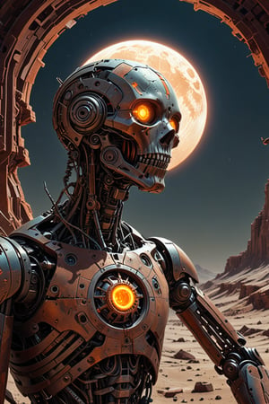 (masterpiece:1.2), (photo of a partially buried cyborg, sandblasted and rusted, their robotic arm reaching towards a flickering sun Emphasizing the harsh environment, with cracked lenses and fading paint details:1.1), (bathed in the cold light of a holographic moon:1.1), (art by Cyril Rolando:1.4), (close-up shot:1.0), (hyperdetailed:1.1), (intricate details:1.0), (Refined details:1.1), (best quality:1.1), (high resolution:1.2)


















































