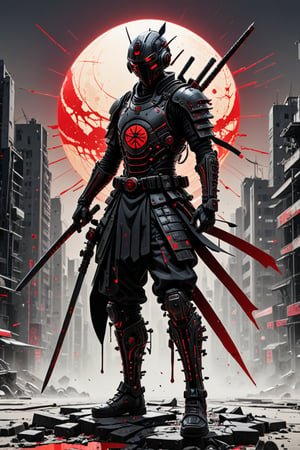 Cyber Punk Tradicional cyborg Samurai on a standing warrior pose with a red sun and city behind, highly detailed Mayhem style splattered Silhouette a3 print amazing street art oitsi, 8k full body full image sticker white background one colour bizarre ghetto transmission Charles Schulz style minimalist, conceptual art posing Japanese, conceptual, 3d render, illustration, cinematic, photo epic action, Unreal Engine, cinematic award winning artwork, many details, extreme detailed, full of details,Wide range of colors., dramatic, Dynamic,Cinematic,Sharp details, Insane quality. Insane resolution. Insane details. Masterpiece. 32k resolution. casting shadow style, cucoloris patterned illumination, dvr-lnds-sdxl, ral-dissolve, ral-ertmsphr, ral-porcelain, ral-pxlprtcl, Niji, aidma-niji


















































